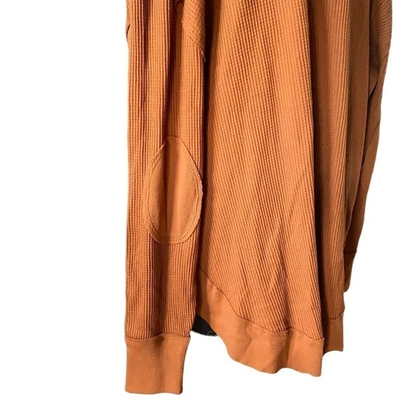 NEW We The Free Glazed Ginger Waffle Knit Oversized Top Size Medium - Picture 6 of 8